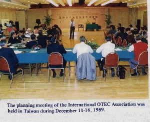 The planning meeting of the International OTEC Association was held in Taiwan during December 11-16, 1989