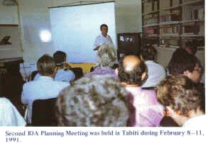 Second IOA Planning Meeting was held in Tahiti during February 8-11, 1991
